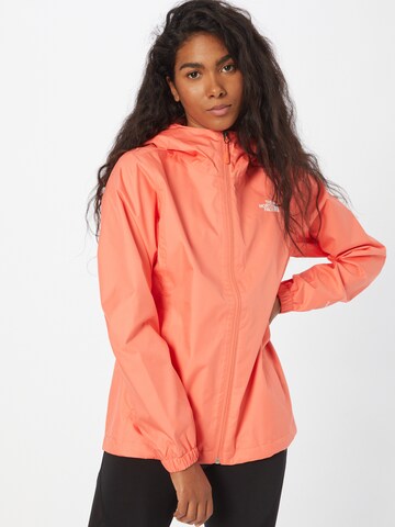 THE NORTH FACE - Casaco outdoor 'Quest' em laranja: frente