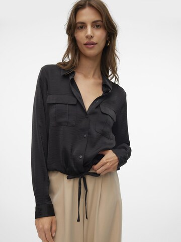 VERO MODA Bluse i sort