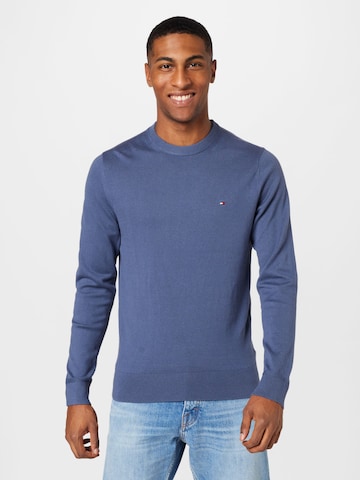 Pull-over TOMMY HILFIGER en bleu : devant