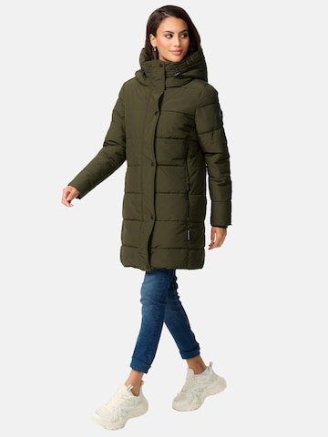 MARIKOO Winter Coat 'Karumikoo XVI' in Green: front