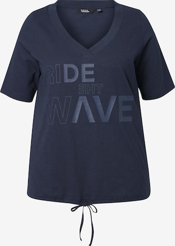 Ulla Popken Shirt in Blau: Vorderseite