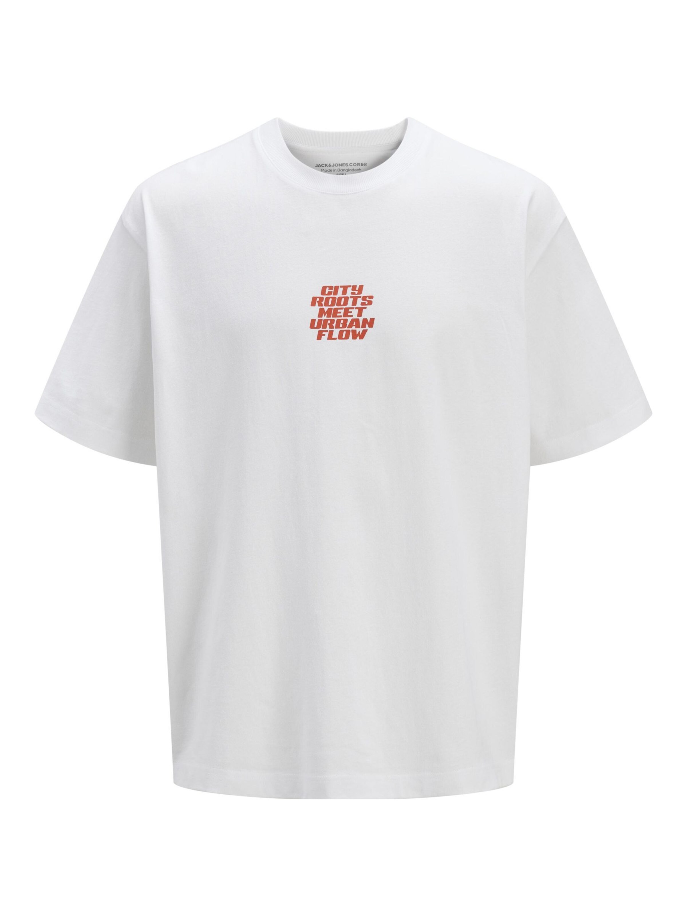 JACK & JONES Shirt in Wit: voorkant