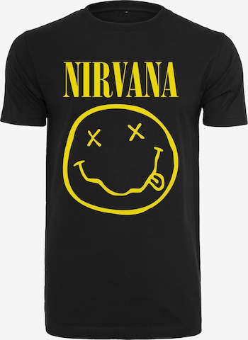 Merchcode Shirt 'Nirvana' in Zwart: voorkant