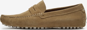 LOTTUSSE Moccasins 'Nautico' in Brown: front