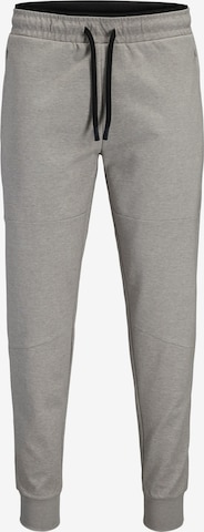 JACK & JONES Tapered Pants 'JPSTGordon' in Grey: front