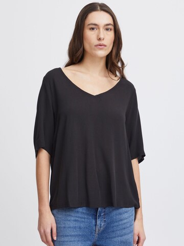 ICHI Tunic 'MARRAKECH' in Black: front