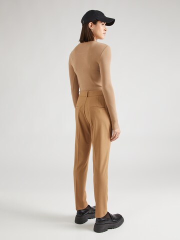 Regular Pantalon à plis 'Vilja' Soft Rebels en marron