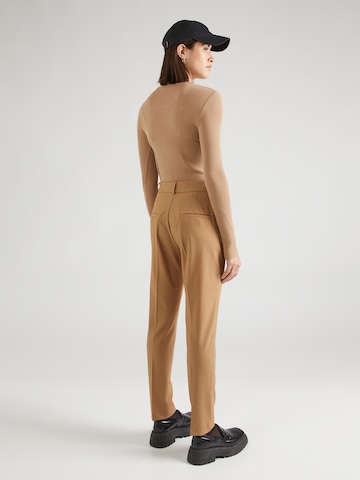 Regular Pantalon à plis 'Vilja' Soft Rebels en marron