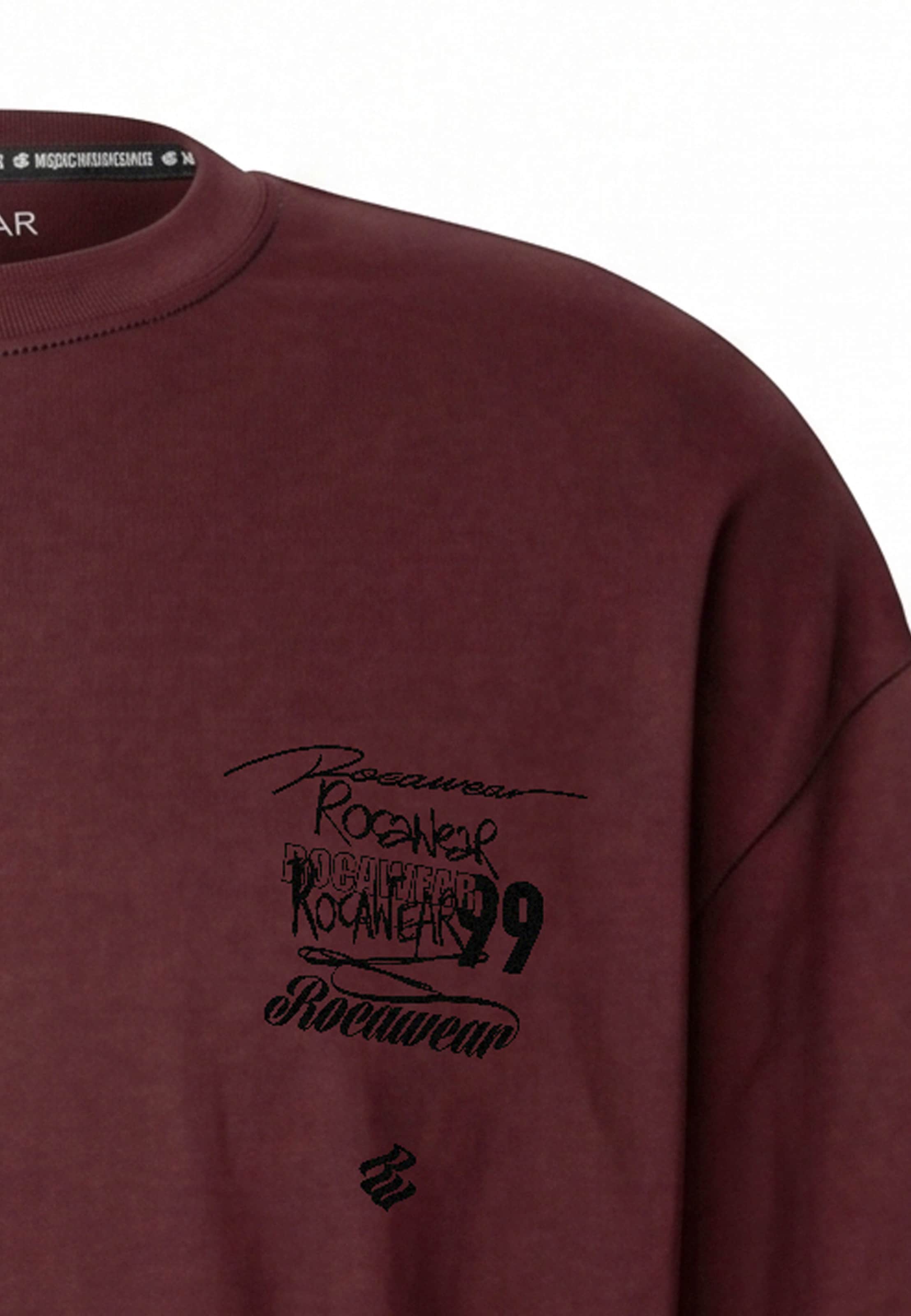 T-Shirt 'Jaxon' ROCAWEAR en rouge