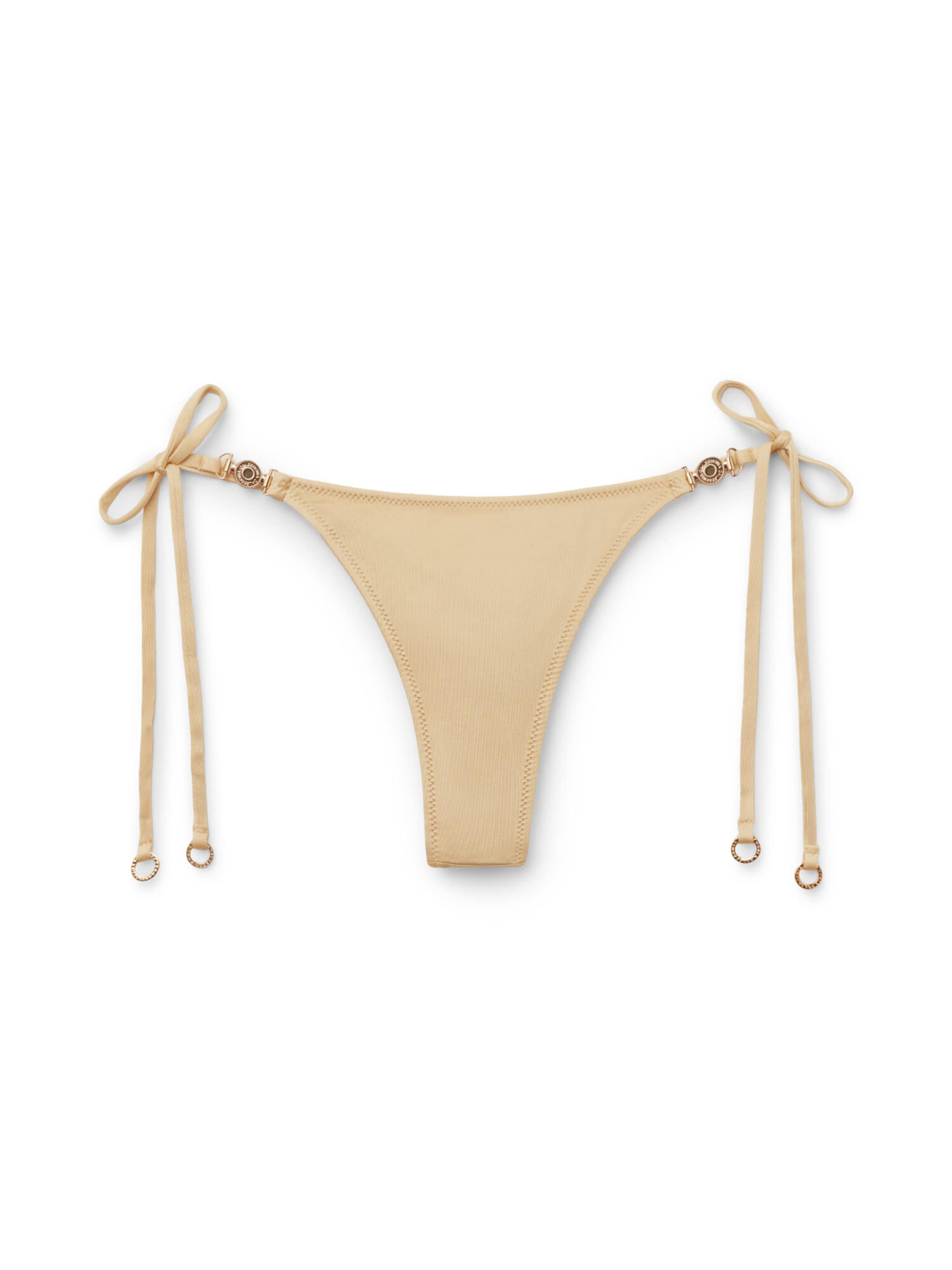 CALZEDONIA Bikini Bottoms in Beige: front