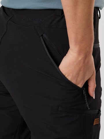 SWEDEMOUNT Regular Outdoor Pants 'Stryn' in Black