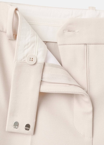 MANGO Flared Hose 'Tropi' in Beige