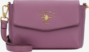 U.S. POLO ASSN. Schoudertas 'Stanford' in Lila: voorkant