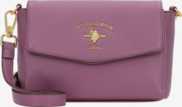 U.S. POLO ASSN. Crossbody Bag 'Stanford' in Purple: front