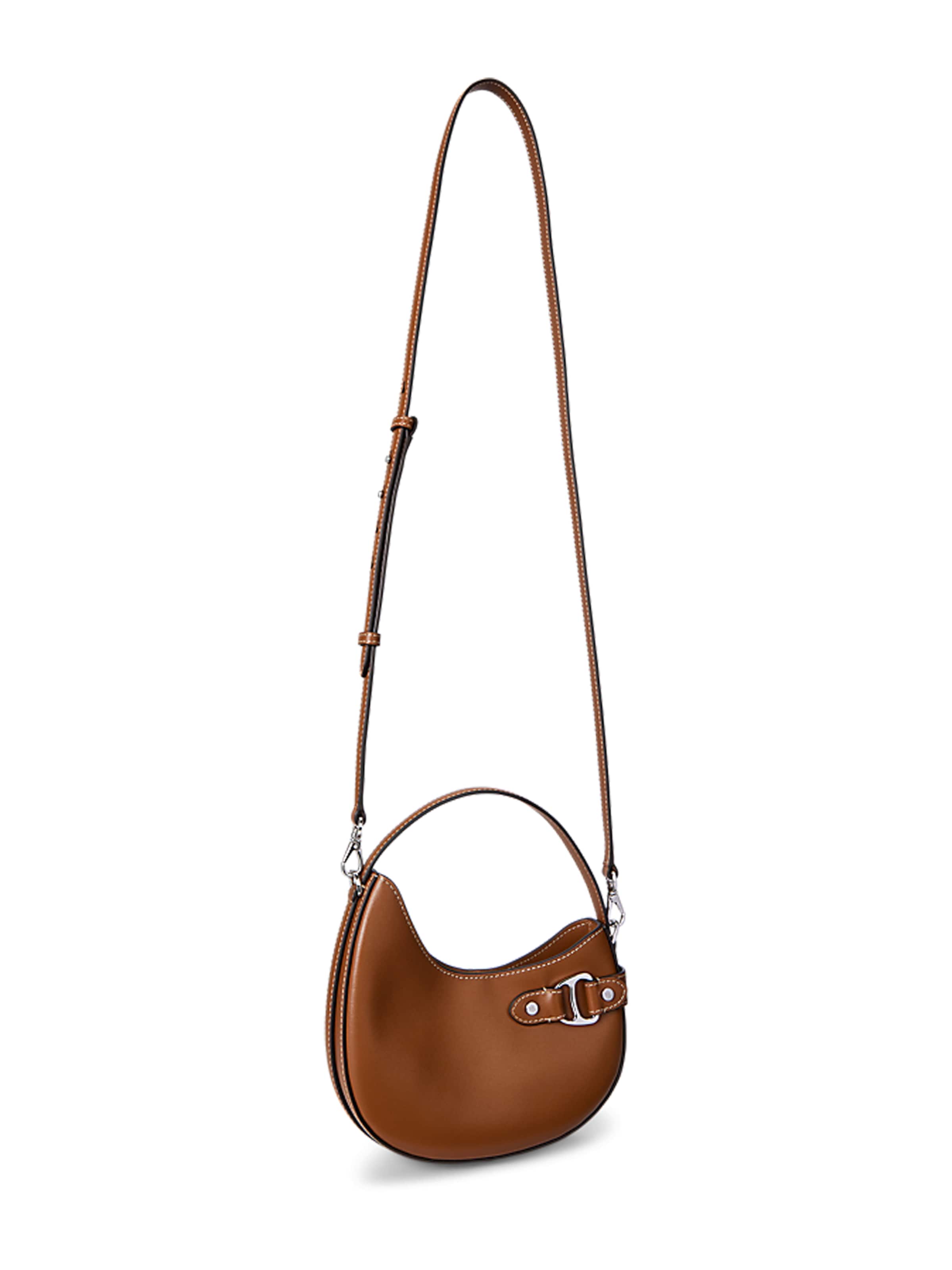 Lauren Ralph Lauren Umhängetasche 'TASHA' in Braun: Vorderseite