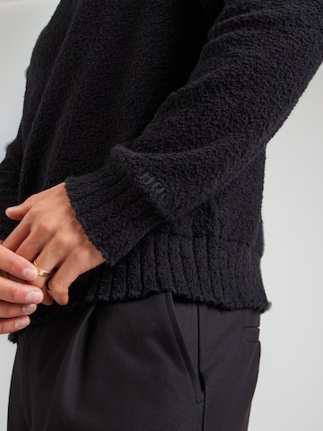 HUGO Πουλόβερ 'San Rudi' σε μαύρο