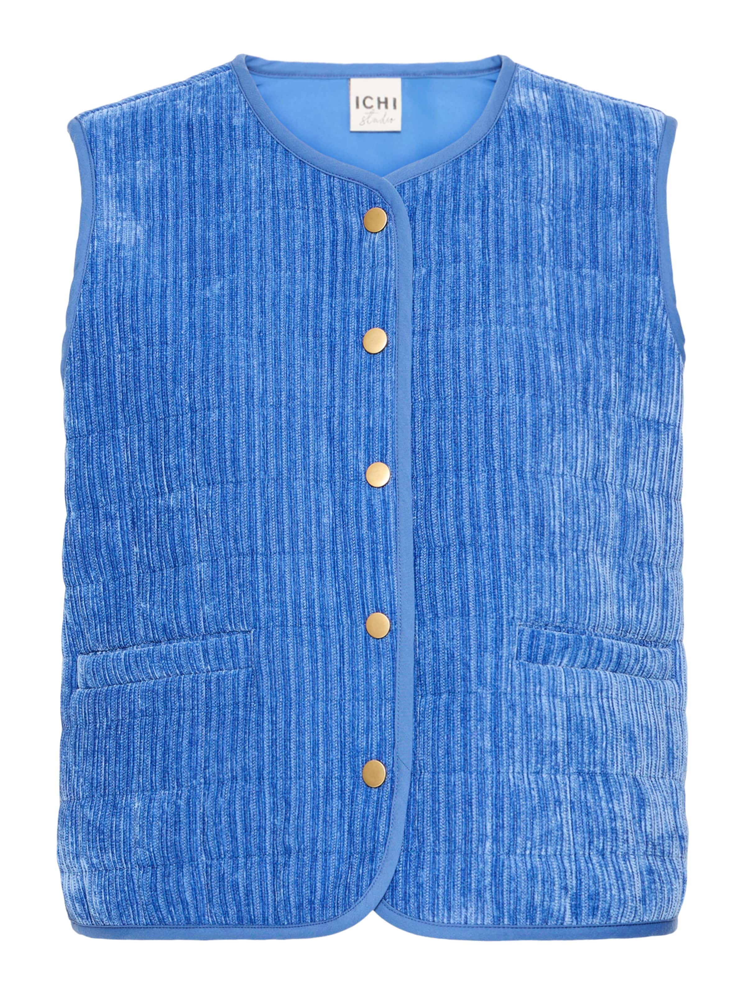 ICHI Vest 'IHFUMA' in Blue: front