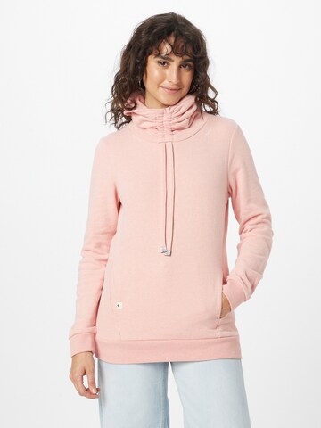 Ragwear Sweatshirt 'IRRA' in Pink: front