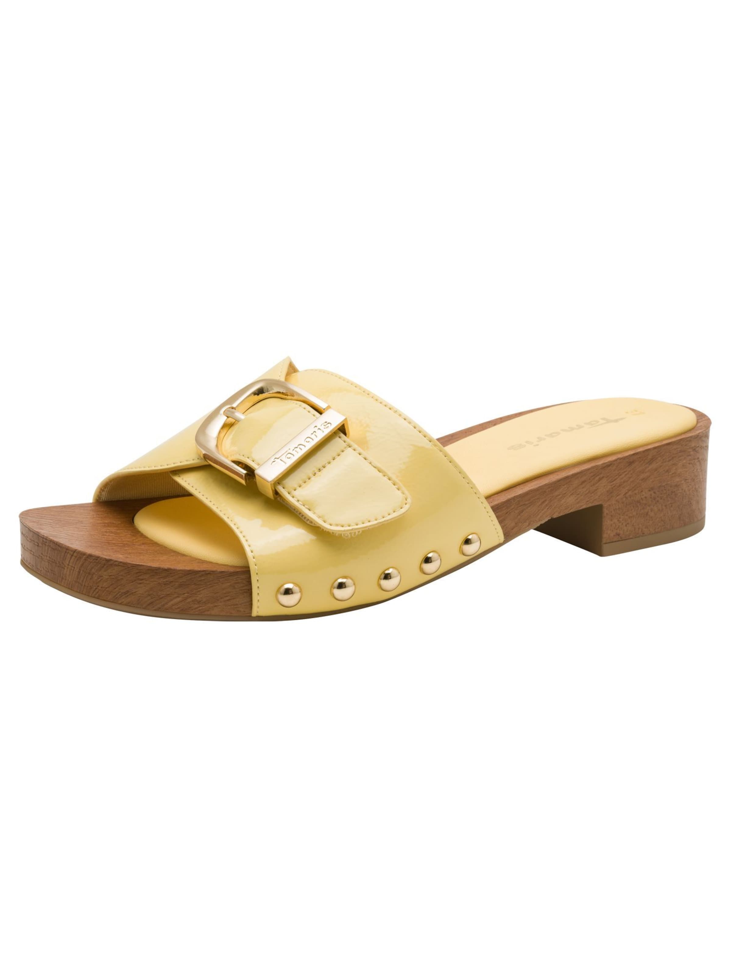 Tamaris Mules in Yellow, Item view
