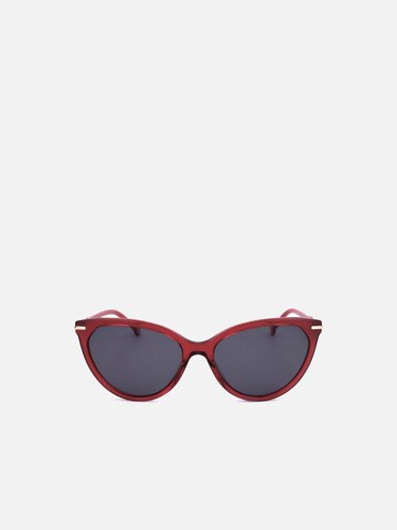 Carolina Herrera Zonnebril in Rood