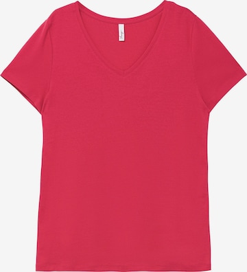 T-shirt SHEEGO en rose : devant