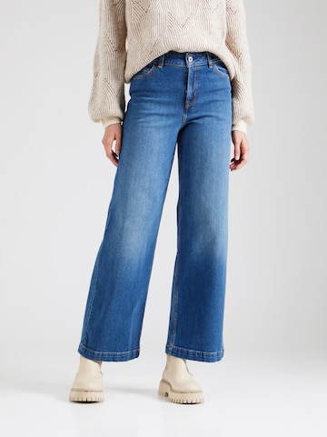 WHITE STUFF Wide leg Jeans in Blauw: voorkant