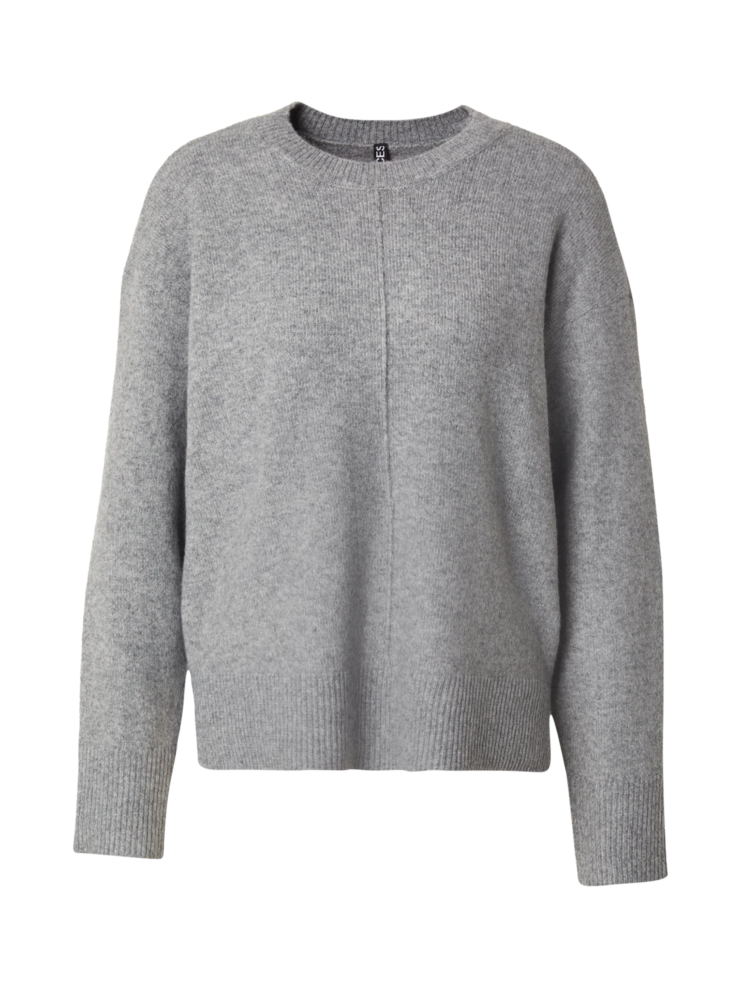 Pullover 'PCMALOU' di PIECES in grigio: frontale