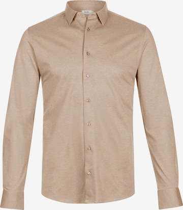 Shiwi Button Up Shirt 'Pablo' in Beige: front