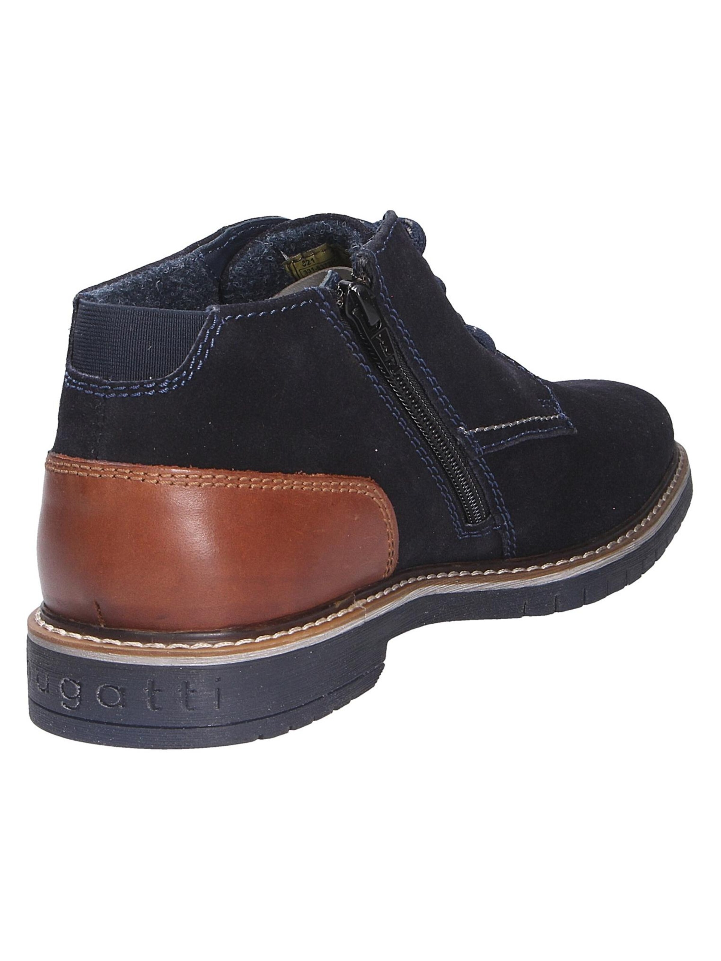 bugatti Lace-Up Boots in Blue