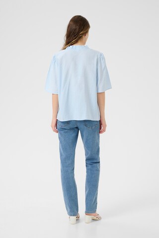 Kaffe Bluse in Blau