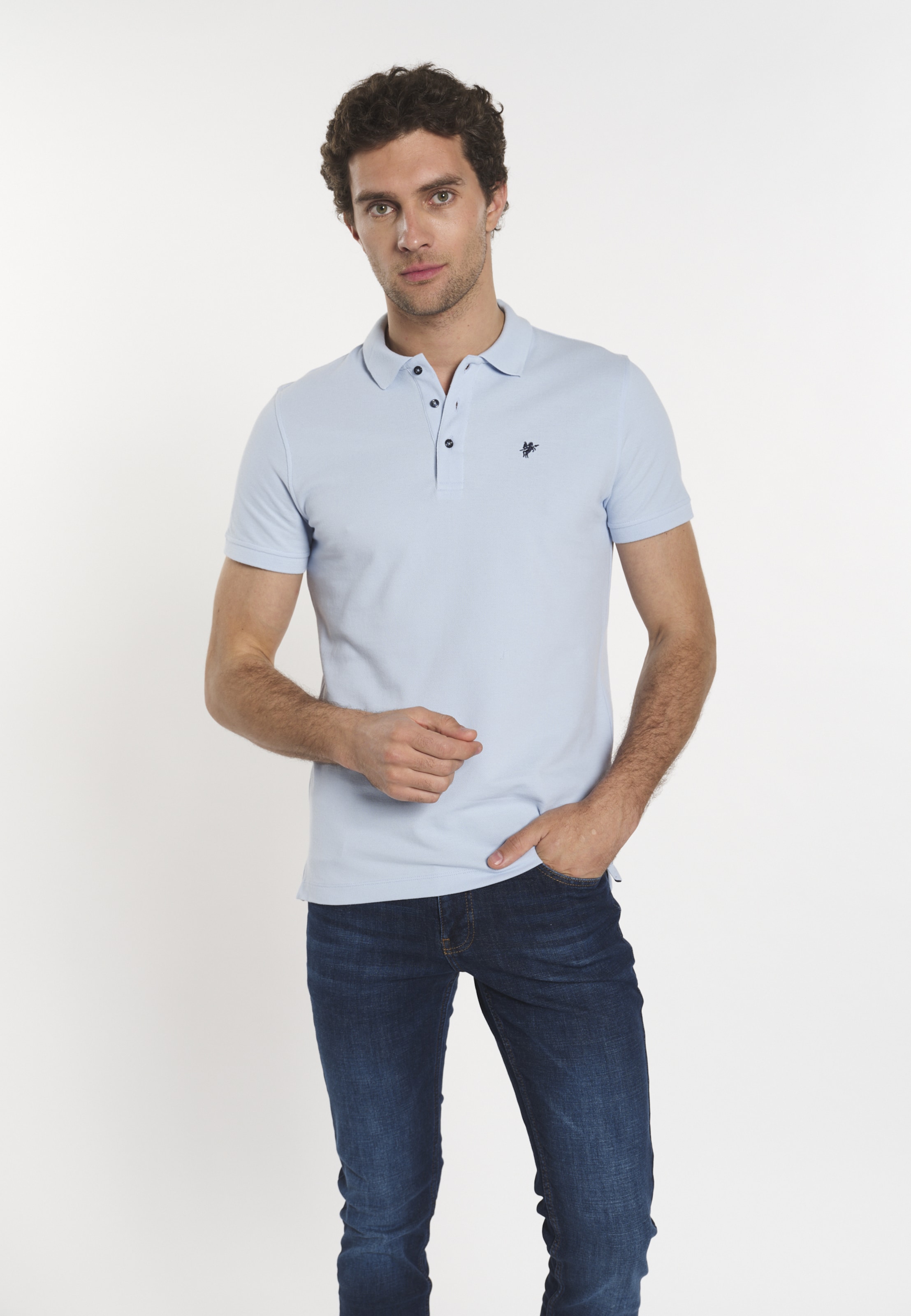 Denim culture polo hotsell