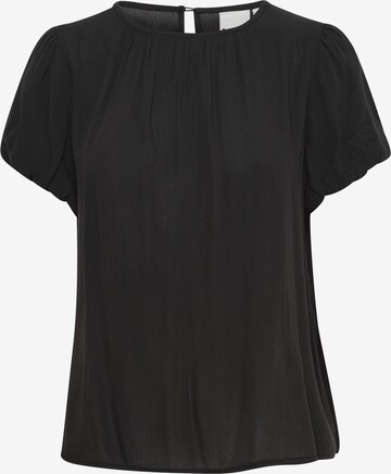 ICHI - Blusa 'MARRAKECH' en negro: frente