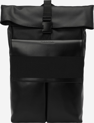 Calvin Klein Backpack in Black: front