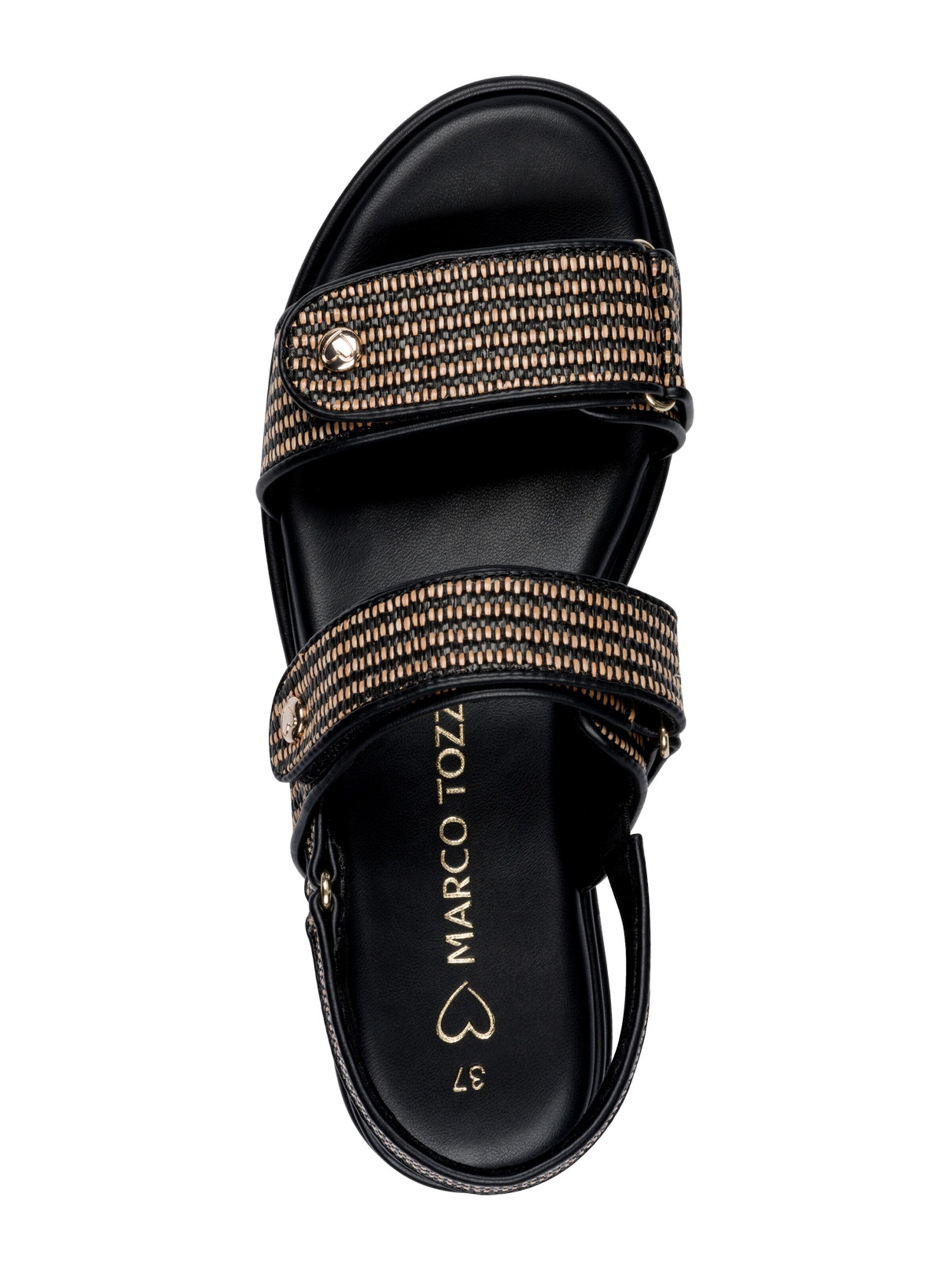 MARCO TOZZI Sandały w kolorze czarny