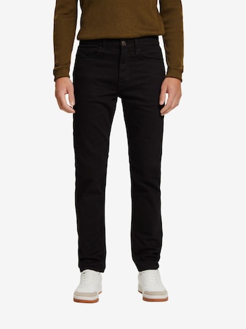 ESPRIT Regular Jeans in Black: front