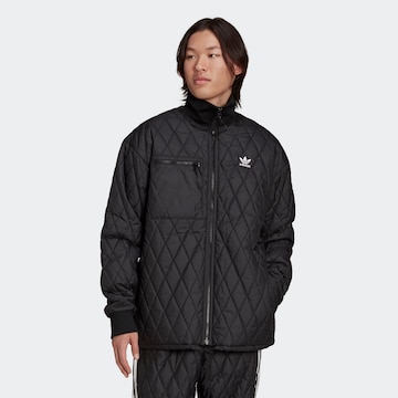 ADIDAS ORIGINALS Tussenjas in Zwart: voorkant