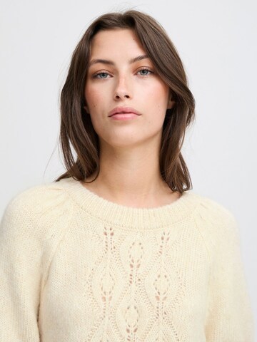 Pull-over 'Oksana' b.young en beige