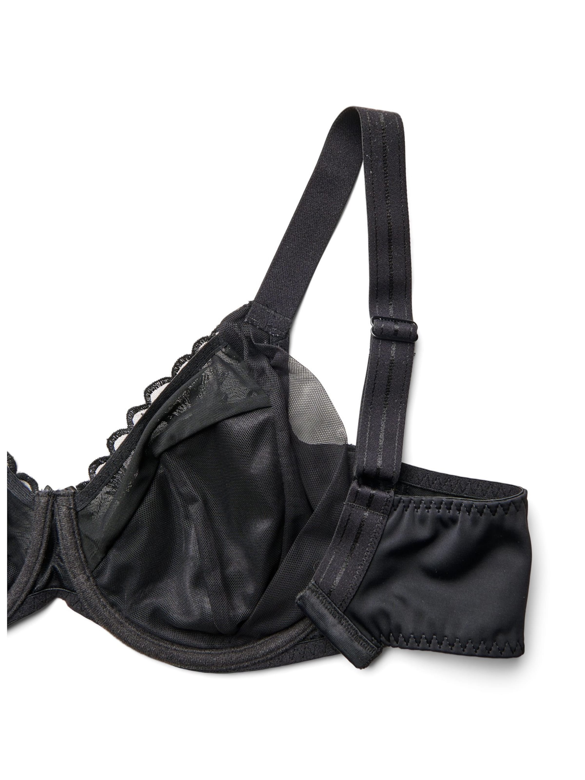 Devoted by Zizzi Push-up BH 'Beth' in Schwarz