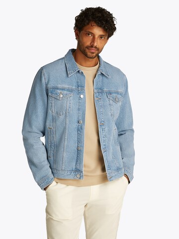 TOMMY HILFIGER Tussenjas in Blauw: voorkant