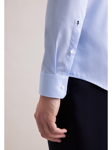 SEIDENSTICKER Slim fit Business shirt in Blue