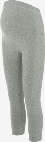 MAMALICIOUS Leggings 'SPACE' in Grey: front