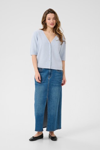 Kaffe Gebreid vest 'Marina' in Blauw