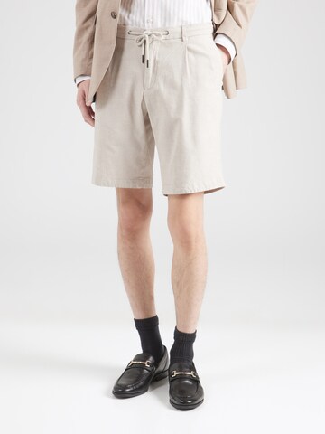 bugatti - regular Pantalón chino en beige: frente