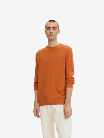 TOM TAILOR Sweater in Orange