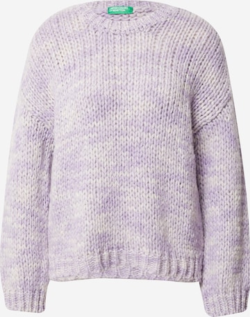 UNITED COLORS OF BENETTON Sweater in Purple: front