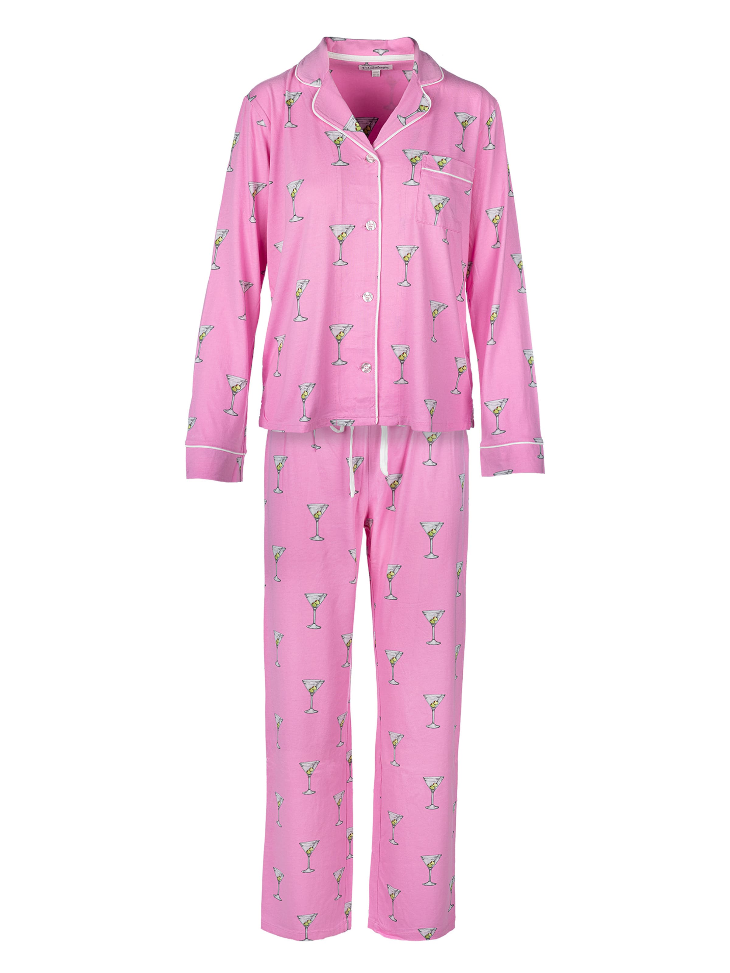 PJ Salvage Pyjama in Pink: Vorderseite
