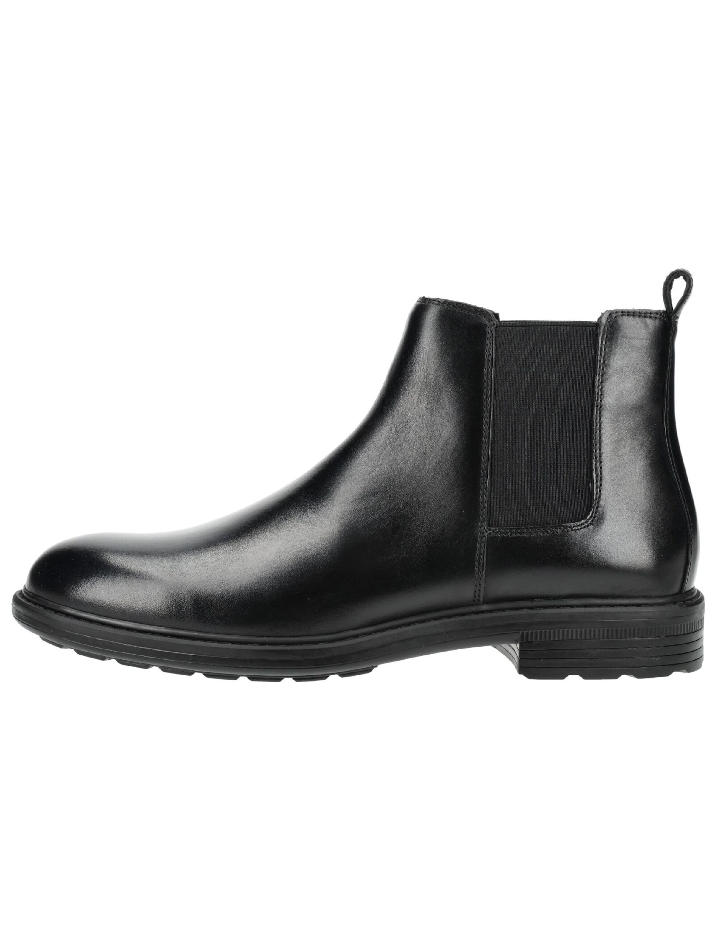 Chelsea Boots GEOX en noir : sur le côté