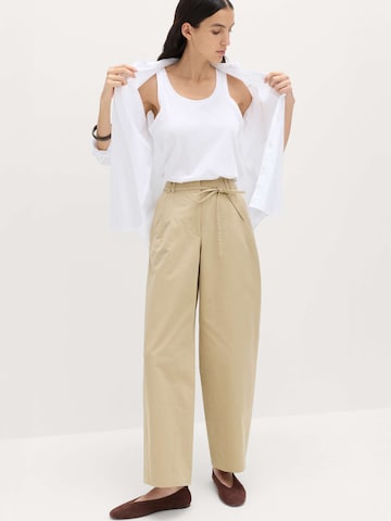 Wide leg Pantaloni di Marks & Spencer in beige