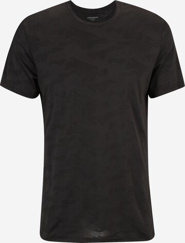 BJÖRN BORG - Camiseta funcional en negro: frente