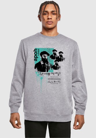 Sweat-shirt 'APOH - Monet Impressionist' Merchcode en gris : devant